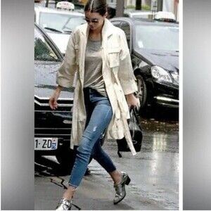 MOTHER The Stunner Fray Ankle Skinny Jeans in Graffiti Girl Lover size 26